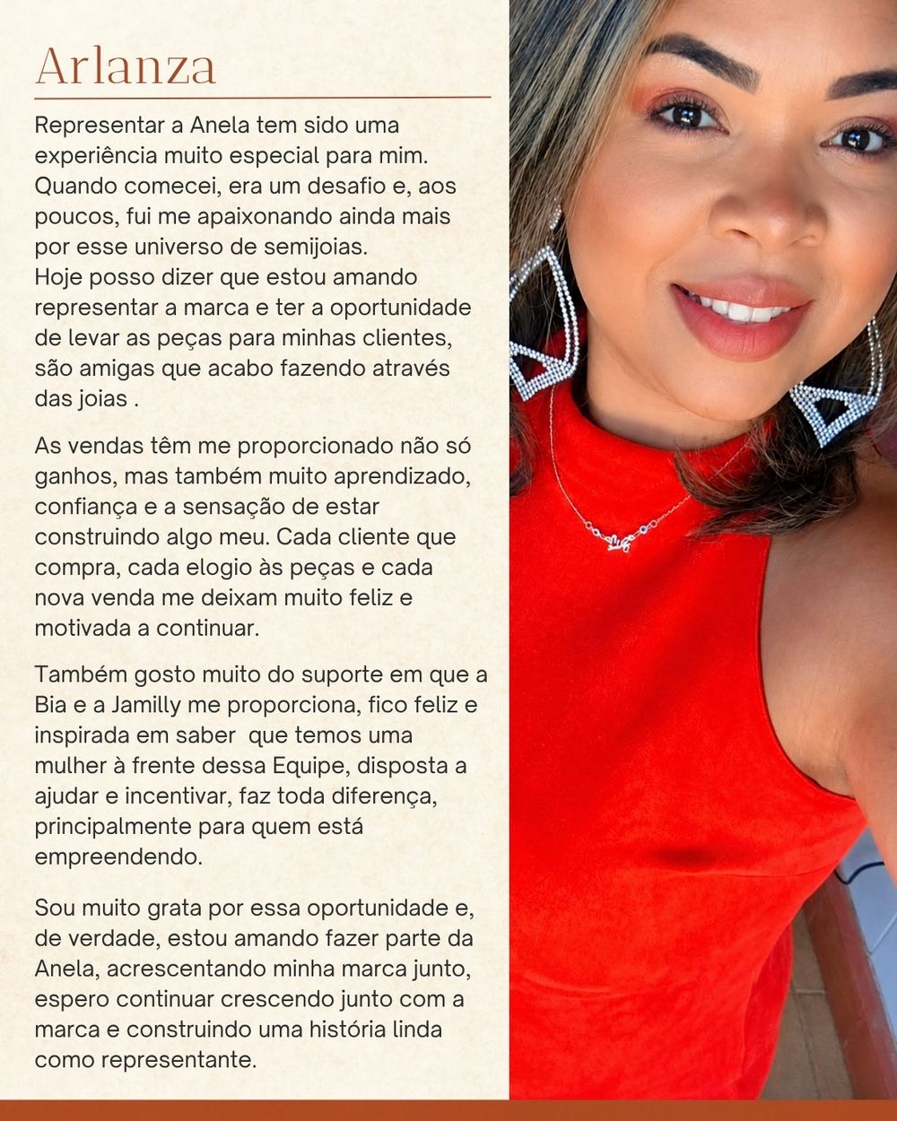 Depoimento de Arlanza, representante da Anela.